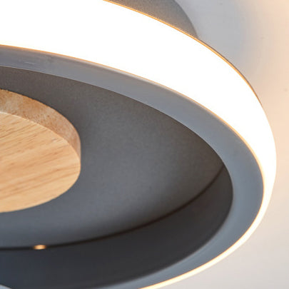 Rynx | IronLume Industrial Flush Spotlight | Modern Loft Style | 1-Light Ceiling Light | Sturdy Lighting for Home