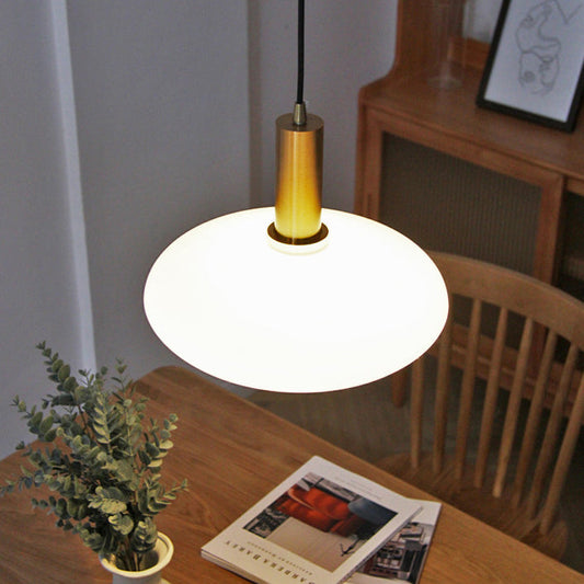 Rynx | GloForm Nordic LED Pendant Light | Milk Glass | Warm Light & Color Change | Minimalist Design