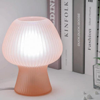 Rynx | LumiMuse Vintage Glass Bed Lamp – Adjustable LED Nightstand Lighting