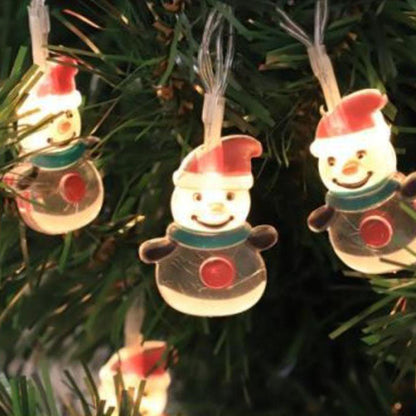 Rynx | HoliGlow LED String Lights | Christmas Decor | Battery Operated | Warm Light & Festive Designs