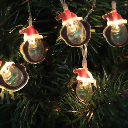 Rynx | HoliGlow LED String Lights | Christmas Decor | Battery Operated | Warm Light & Festive Designs