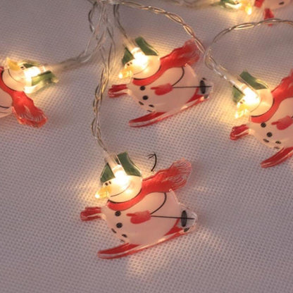 Rynx | HoliGlow LED String Lights | Christmas Decor | Battery Operated | Warm Light & Festive Designs