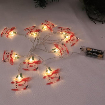 Rynx | HoliGlow LED String Lights | Christmas Decor | Battery Operated | Warm Light & Festive Designs