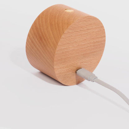 Rynx | LumaWood Magnetic USB LED Wall Lamp | Rechargeable | Touch Control | Wooden Night Light