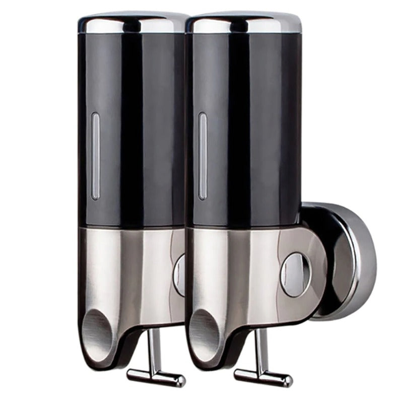 RYNX | Soap Holder & Dispenser Wall Mounted Stainless Steel Bathroom Shower Soap Dispenser Pump