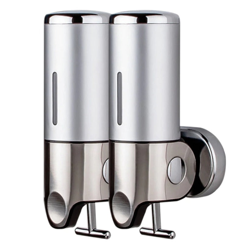 RYNX | Soap Holder & Dispenser Wall Mounted Stainless Steel Bathroom Shower Soap Dispenser Pump