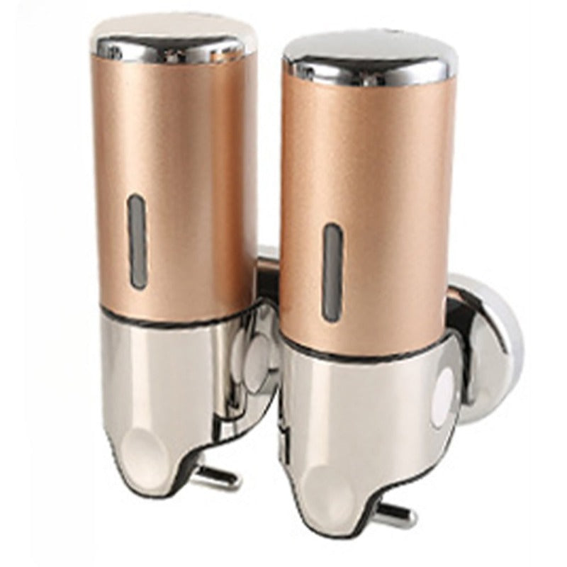 RYNX | Soap Holder & Dispenser Wall Mounted Stainless Steel Bathroom Shower Soap Dispenser Pump