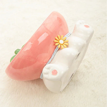 Rynx | Elevated Cat Ceramic Bowl with Tilted Design for Easy Eating and Drinking