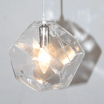 Rynx | Glasvara Pendant Light | Modern Glass Design | Irregular Shape | Living Room Light