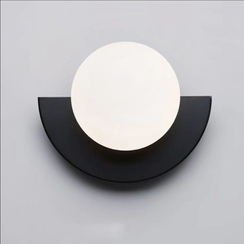 Rynx | Valentina Modern LED Wall Lamp Metal Glass Bedroom Living Room