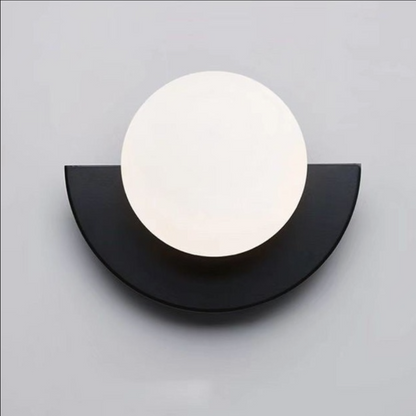 Rynx | Valentina Modern LED Wall Lamp Metal Glass Bedroom Living Room