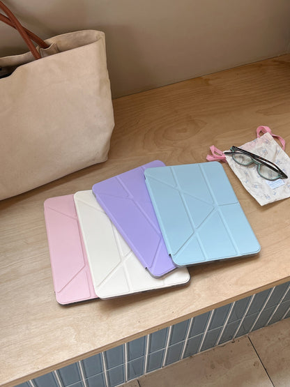 Rynx | Pastel Origami Stand iPad Case Slim Magnetic Foldable Stand