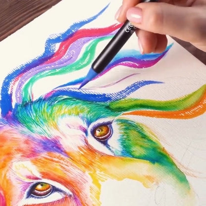 Rynx | Elegant Watercolor Brush Set – Creative Painting Made Easy