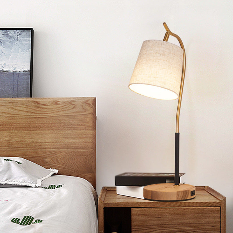 Rynx | Luxara - Barrel-shaped night lamp