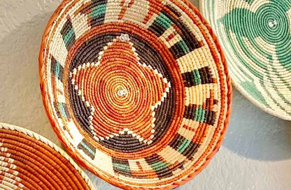 Rynx | Mixed handwoven wall baskets, set of 3