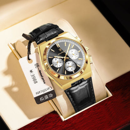 Rynx | New Multi-functional Men's Watch Belt Ultra-thin Quartz Watch