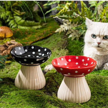 Rynx | Cute Mushroom Ceramic Pet Bowl