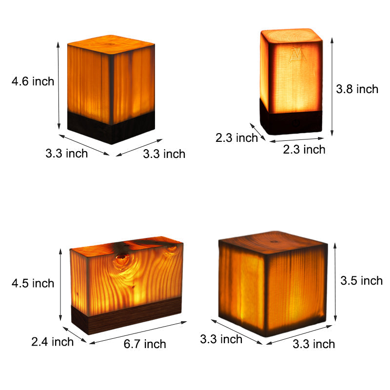 Rynx | LumiHout - LED Table Lamp with Battery and Touch Control