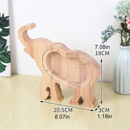 Rynx | Wooden Animal Savings Bank