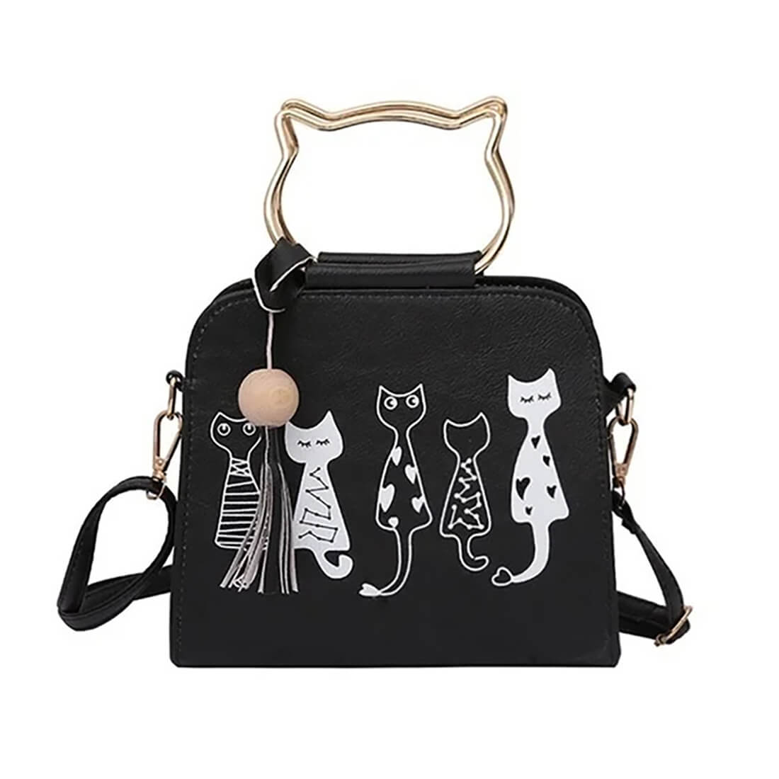 RYNX |-sonality Cat Handbag Black