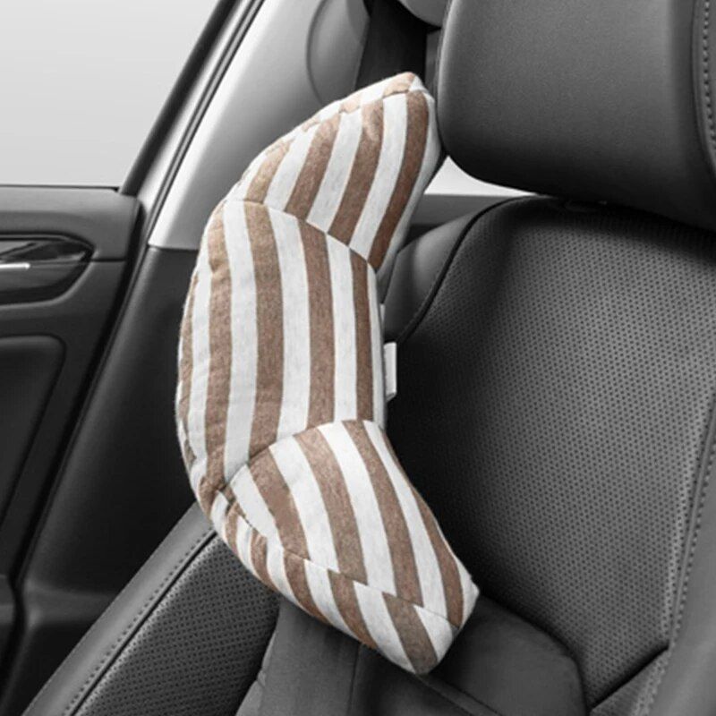 Rynx | Kid's Car Seat Headrest & Neck Support - Sleep Cushion with Adjustable Belt Pad