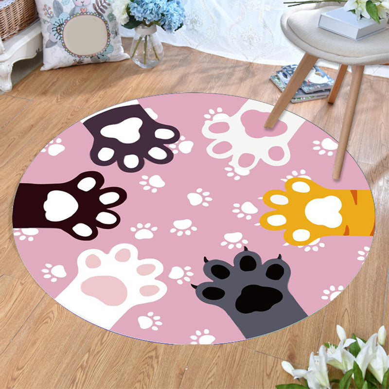 Rynx | Aesthetics Animal Pattern Carpet Multifunctional Colorful Cartoon Carpet Polyester Machine Washable Non-Slip Back Pet-Friendly Carpet for Children's Room