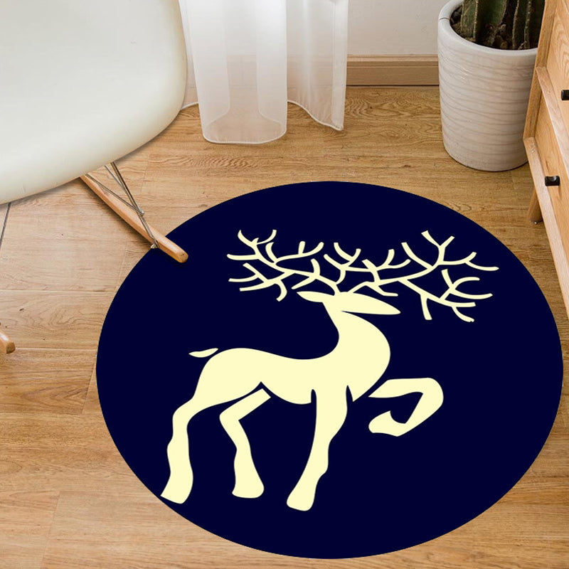Rynx | Aesthetics Animal Pattern Carpet Multifunctional Colorful Cartoon Carpet Polyester Machine Washable Non-Slip Back Pet-Friendly Carpet for Children's Room