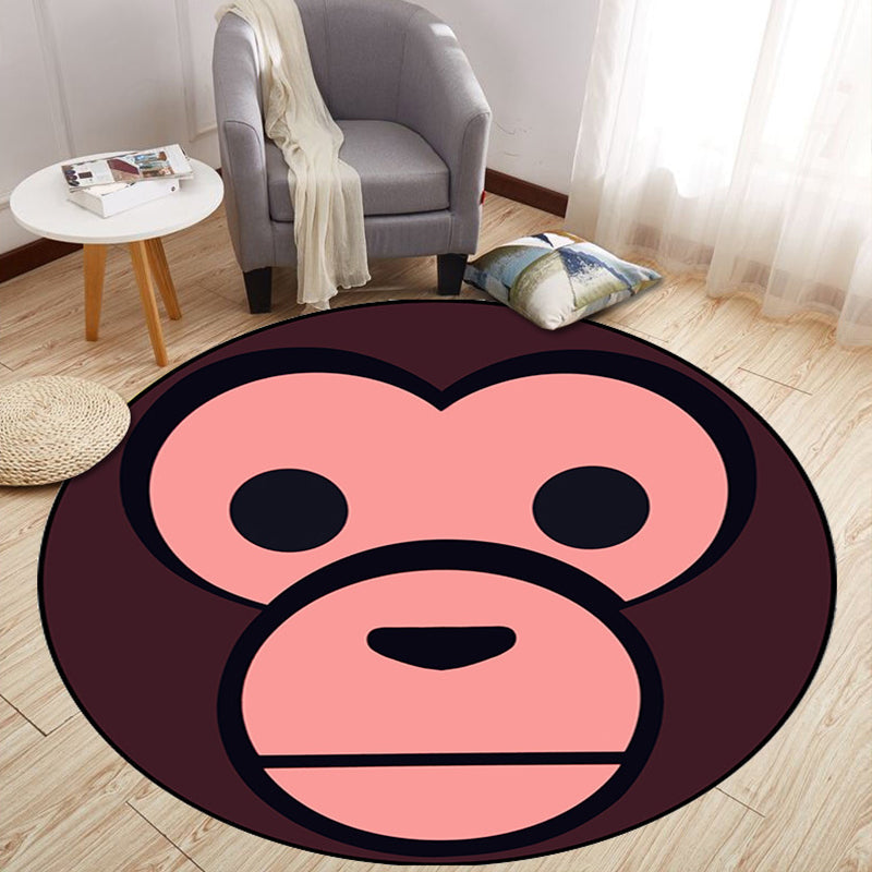 Rynx | Aesthetics Animal Pattern Carpet Multifunctional Colorful Cartoon Carpet Polyester Machine Washable Non-Slip Back Pet-Friendly Carpet for Children's Room