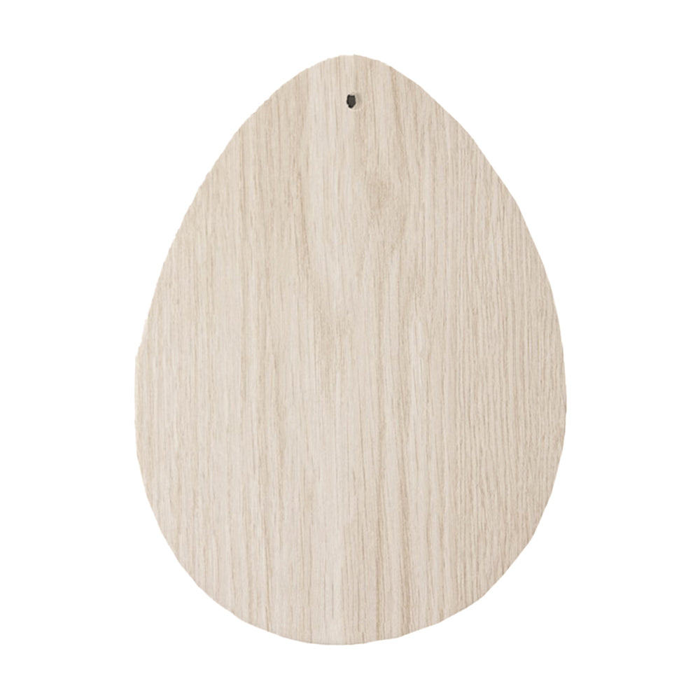 Rynx | Wooden Hangers Eggs 8-Piece Set Natural Color