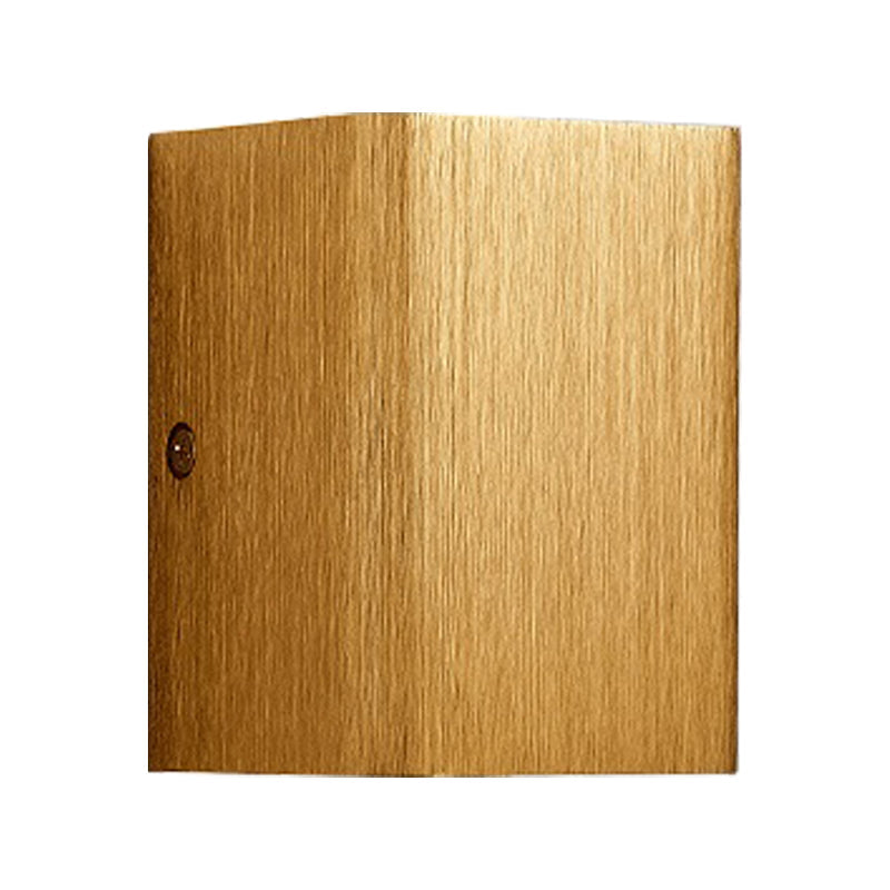 Rynx | Cubist Metal Up and Down Wall Lamp Contemporary Bronze/Gold/White LED Wall Light for Living Room