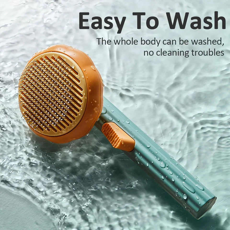 Rynx | Self-cleaning pet brush for cats and dogs - Removes loose undercoat and tangles