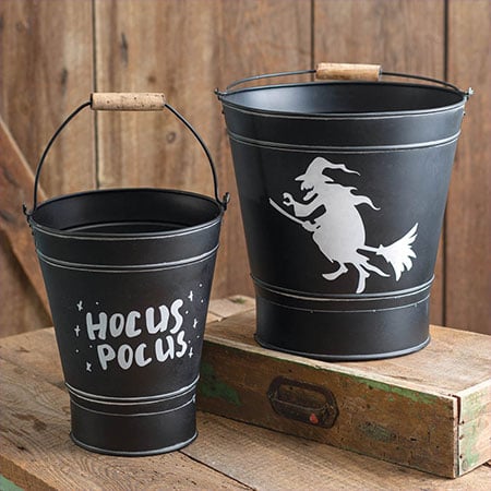 Rynx | Black Witch Buckets, Set of 2