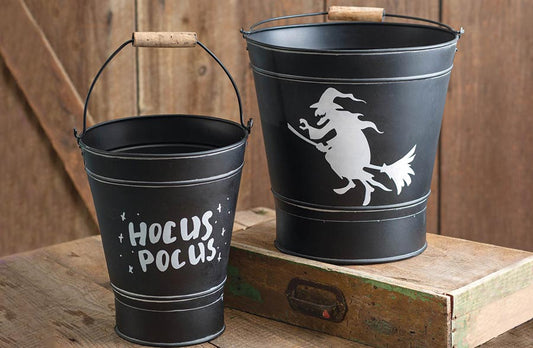 Rynx | Black Witch Buckets, Set of 2