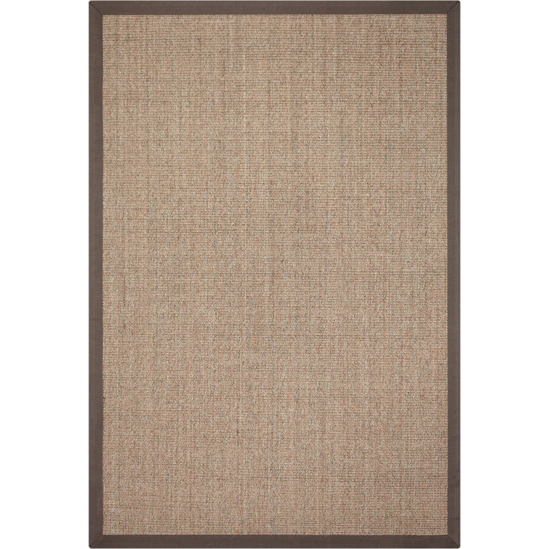 Rynx | Brown Living Room Carpet Country Landscape Simple Carpet Sisal Non-slip Pet Friendly Washable Area Rug