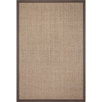 Rynx | Brown Living Room Carpet Country Landscape Simple Carpet Sisal Non-slip Pet Friendly Washable Area Rug