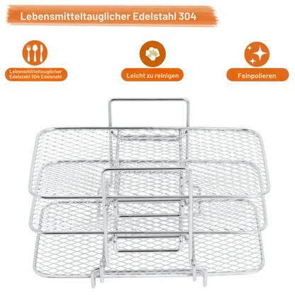 Rynx | 3-tier Airfryer insert for even cooking