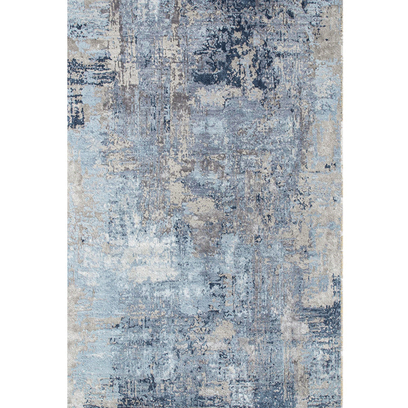 Rynx | Cyberpunk Home Rug Multicolor Distressed Look Rug Polypropylene Non-Slip Stain Resistant Washable Area Rug