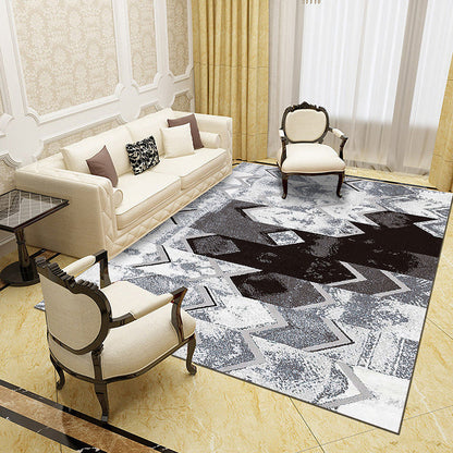 Rynx | Gorgeous Multi Colored Modern Rug Polyester Flower Blossom Rug Pet Friendly Anti-Slip Stain Resistant Carpet for Home
