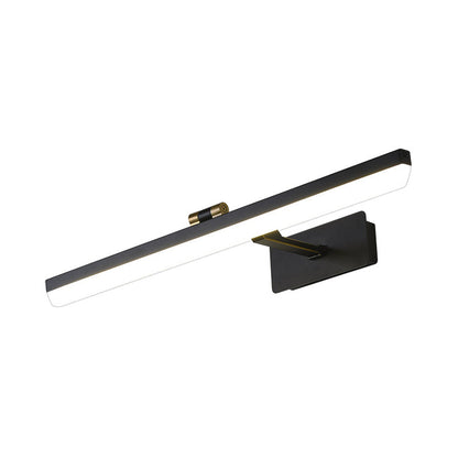 Rynx | Metal Black Wall Lamp Extended LED Traditional Wall Mounted Vanity Light, 17"/38"/22.5" Wide