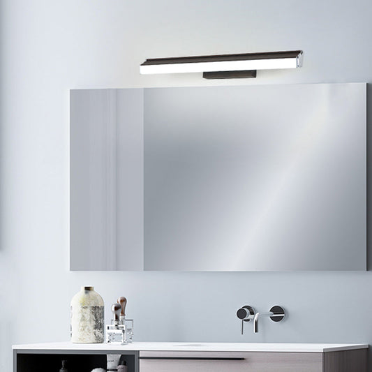 Rynx | 16"/22.5" Width Brown Extended Vanity Light Fixture Classic Metal LED Bathroom Wall Lamp in White/Warm Light
