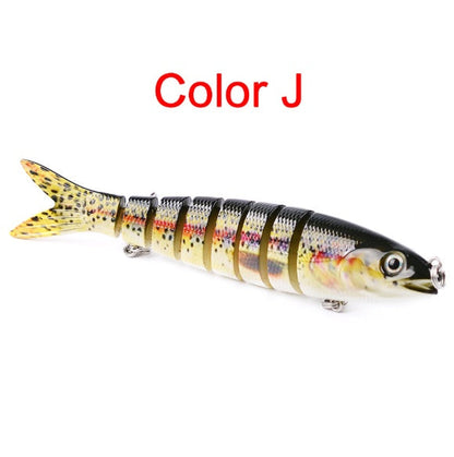 Rynx | Pike fishing lures Artificial Multi Jointed Sections Hard Bait Trolling Pike Carp Fishing Tools