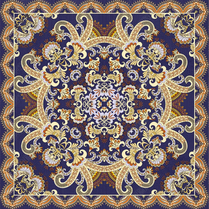 Rynx | Shabby Chic Floral Area Rug Multicolor Persian Carpet Polypropylene Anti-Slip Backing Washable Pet-Friendly Rug for Foyer