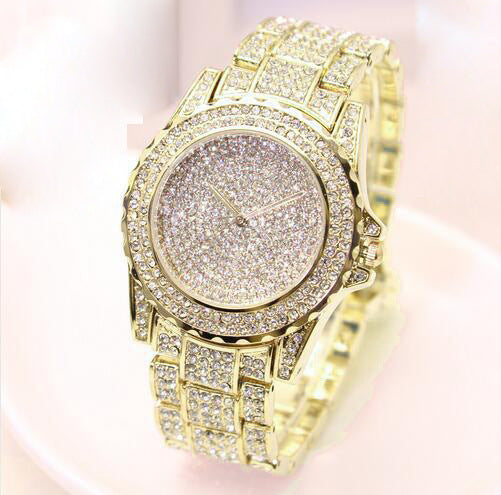 Rynx | Simple diamond British fashion ring steel belt women's watch