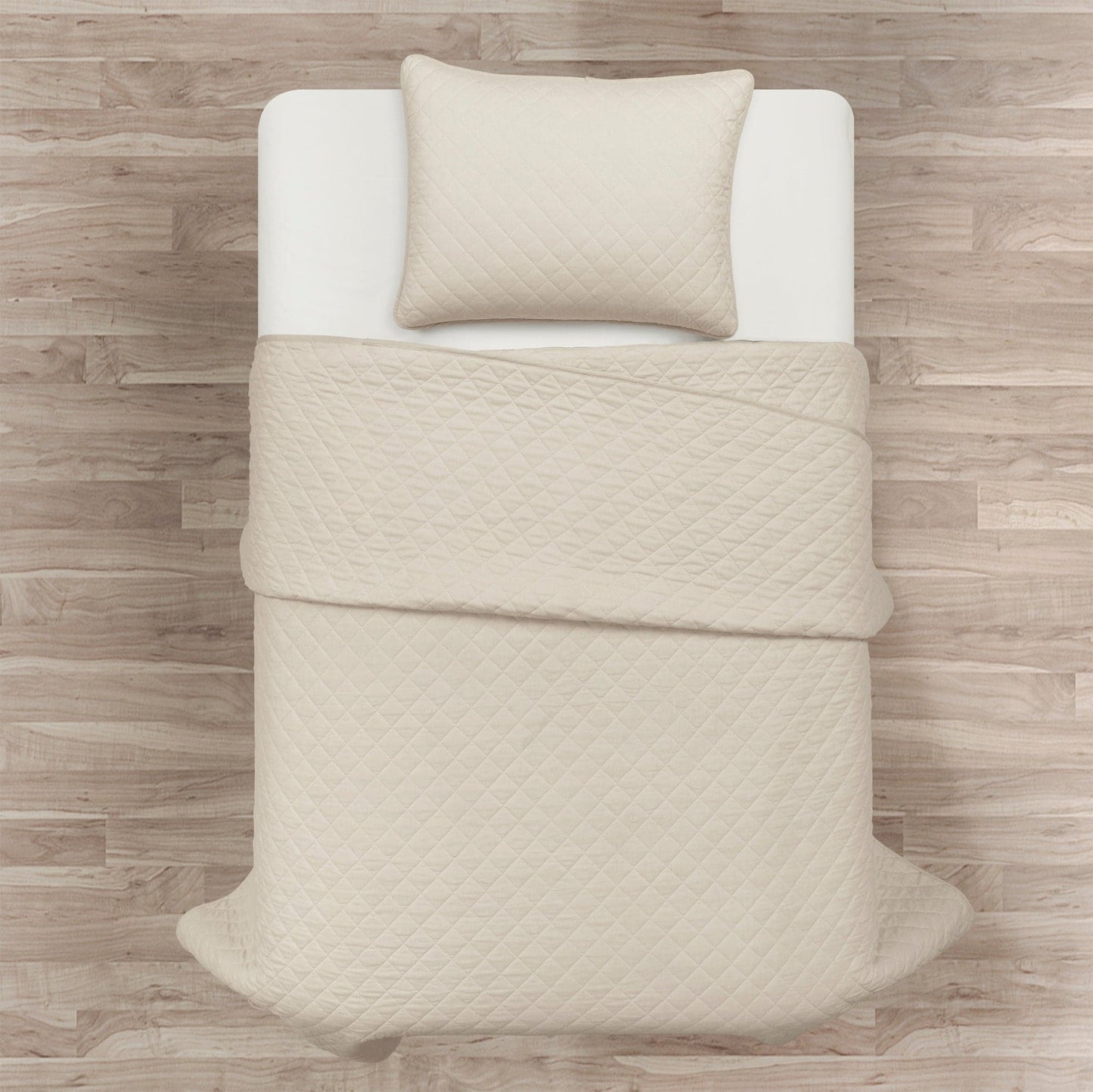 Rynx | Ava Diamond Plus Size Cotton Quilt Set
