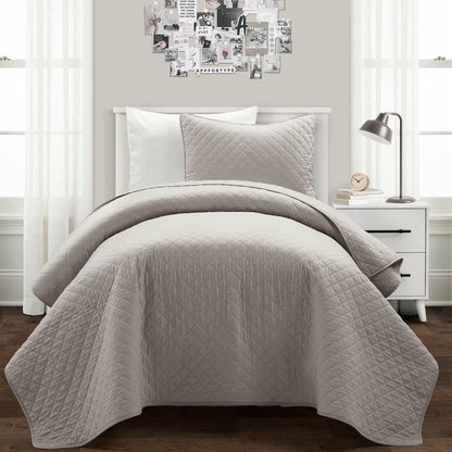 Rynx | Ava Diamond Plus Size Cotton Quilt Set