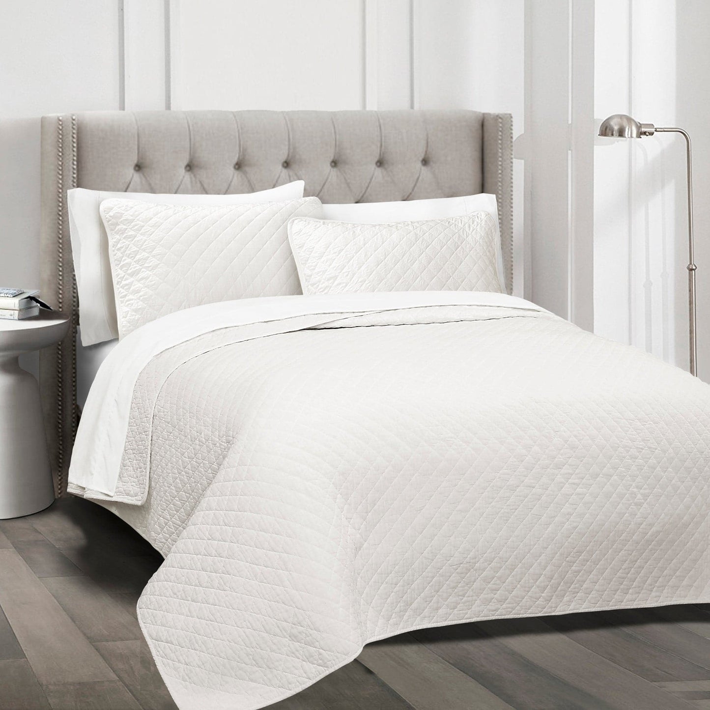 Rynx | Ava Diamond Plus Size Cotton Quilt Set