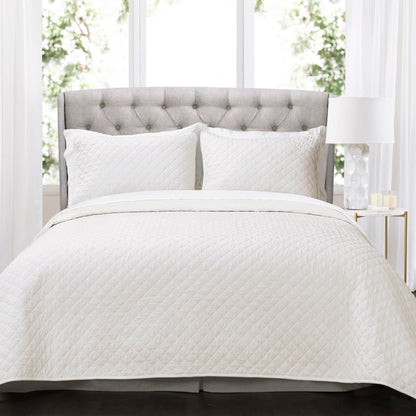 Rynx | Ava Diamond Plus Size Cotton Quilt Set