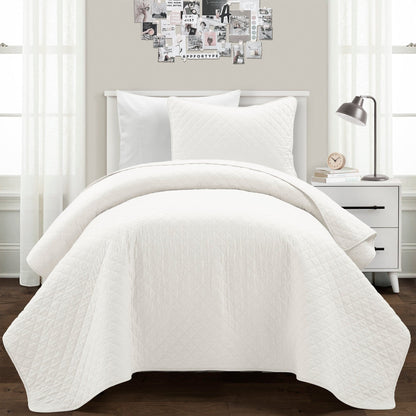 Rynx | Ava Diamond Plus Size Cotton Quilt Set