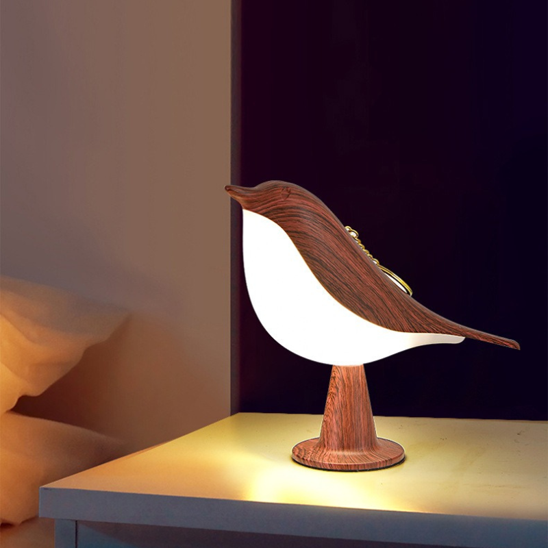 RYNX | Lamp - Rechargeable LED Bird lamp Brown