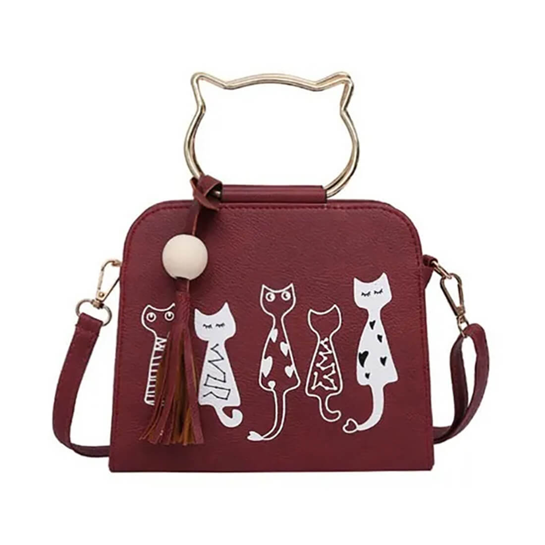 RYNX |-sonality Cat Handbag Wine
